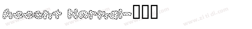 Accent Normal字体转换